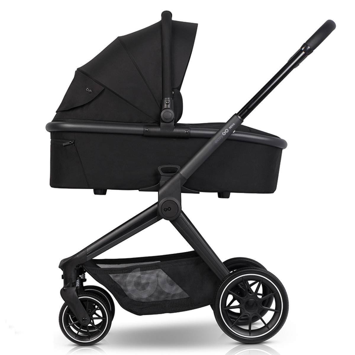 Καρότσι Eurocart EasyGo Reva 2in1 Ebony Black