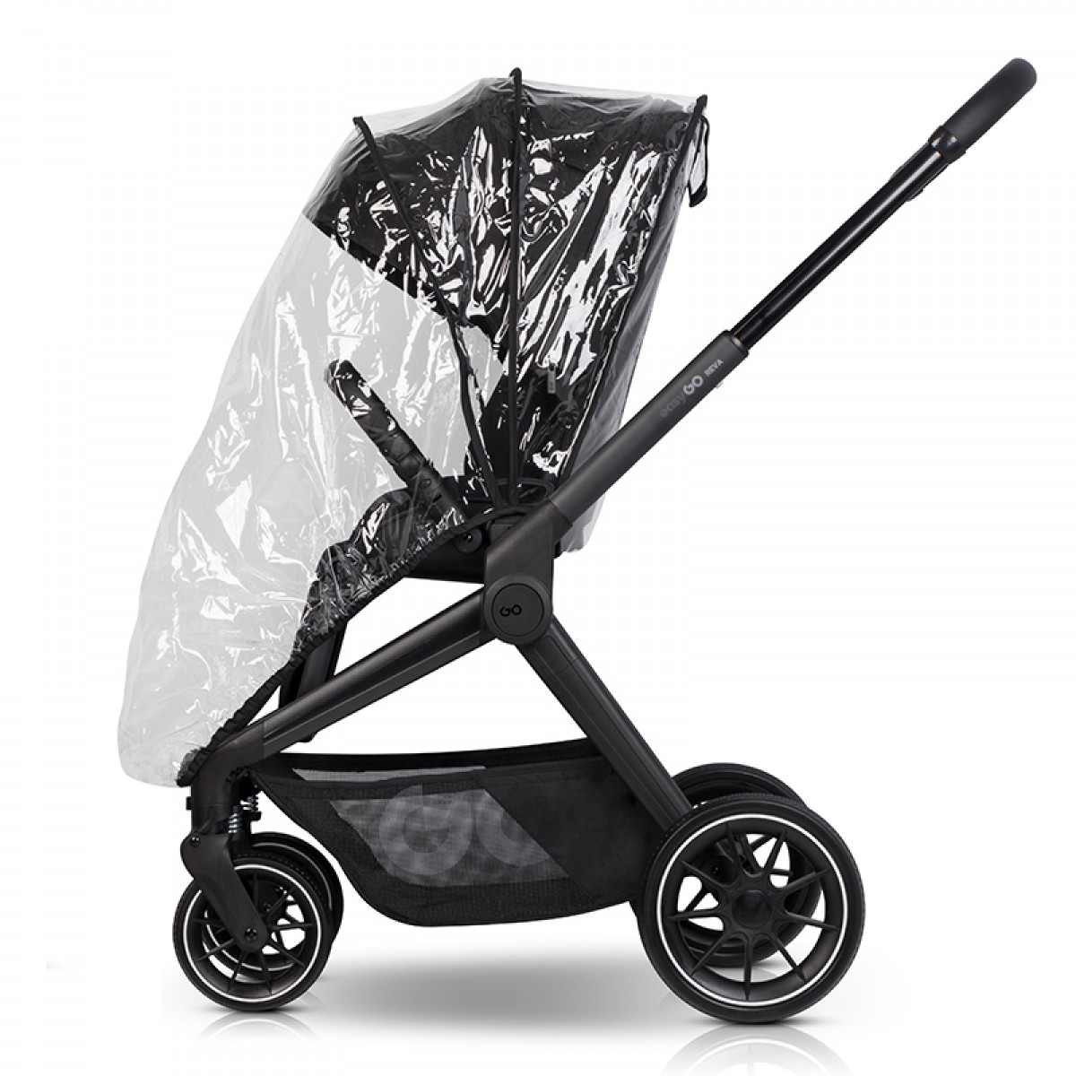 Καρότσι Eurocart EasyGo Reva 2in1 Ebony Black