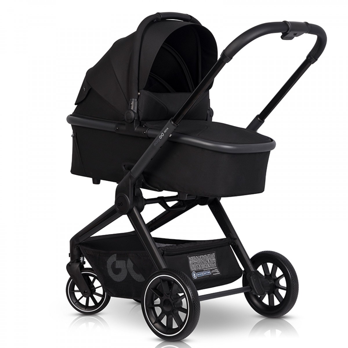 Καρότσι Eurocart EasyGo Reva 2in1 Ebony Black