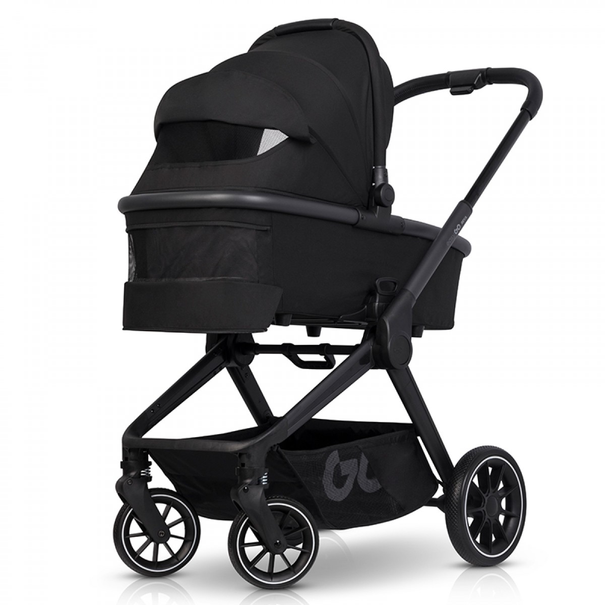 Καρότσι Eurocart EasyGo Reva 2in1 Ebony Black