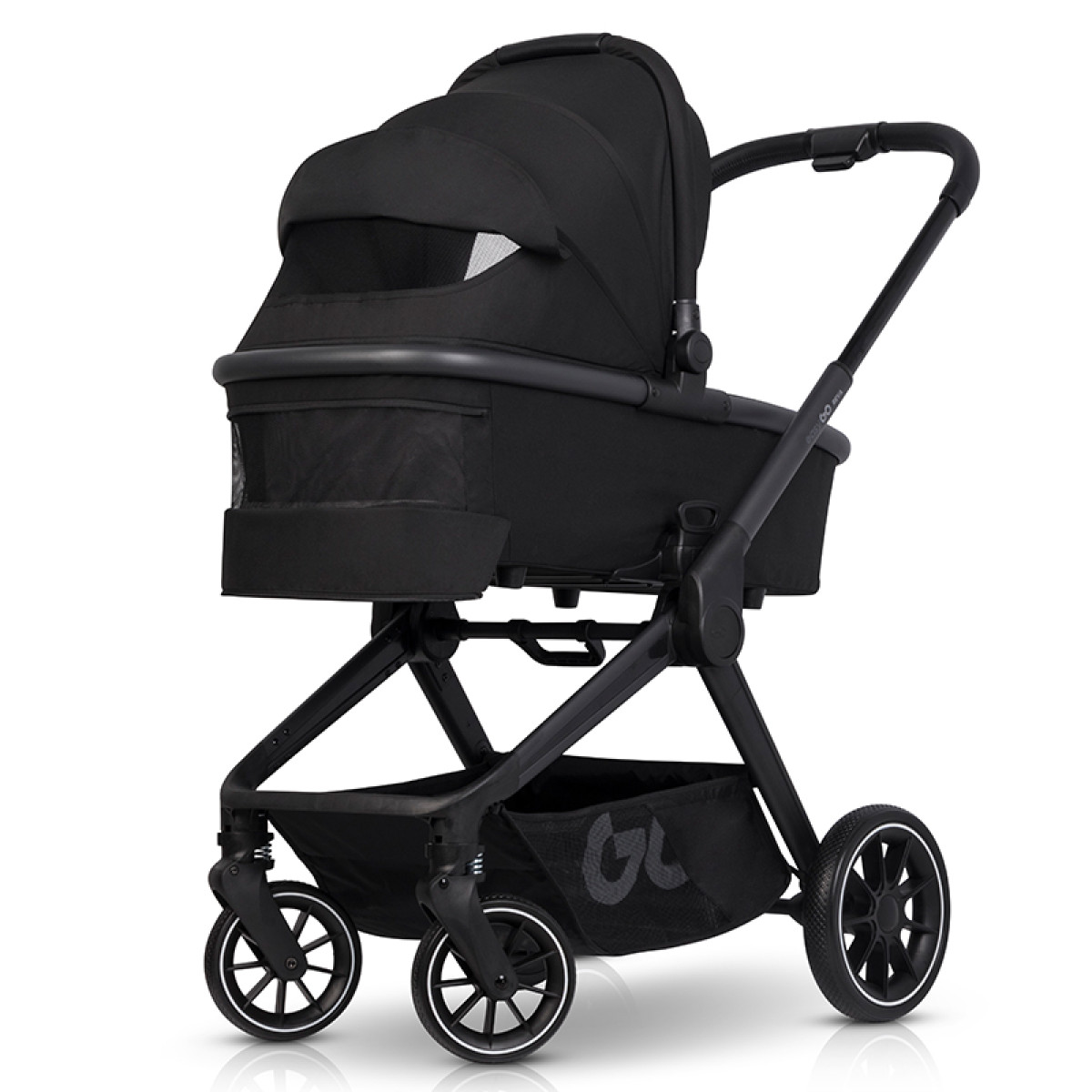 Καρότσι Eurocart EasyGo Reva 2in1 Ebony Black