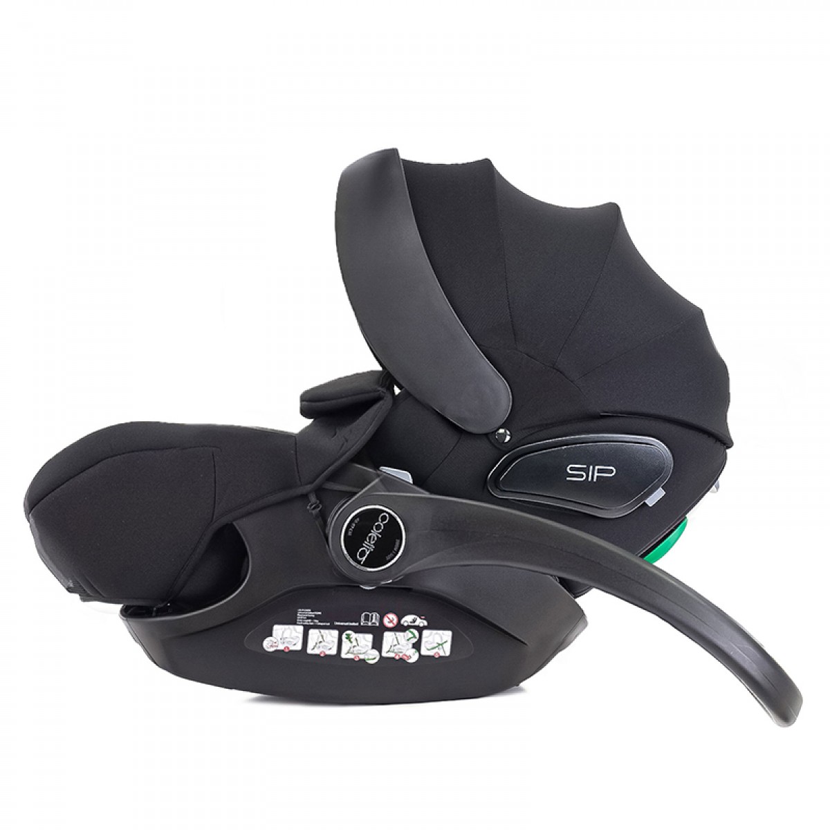 Κάθισμα Αυτοκινήτου Coletto Zoom i-Size 40-84cm Black + Base 360°