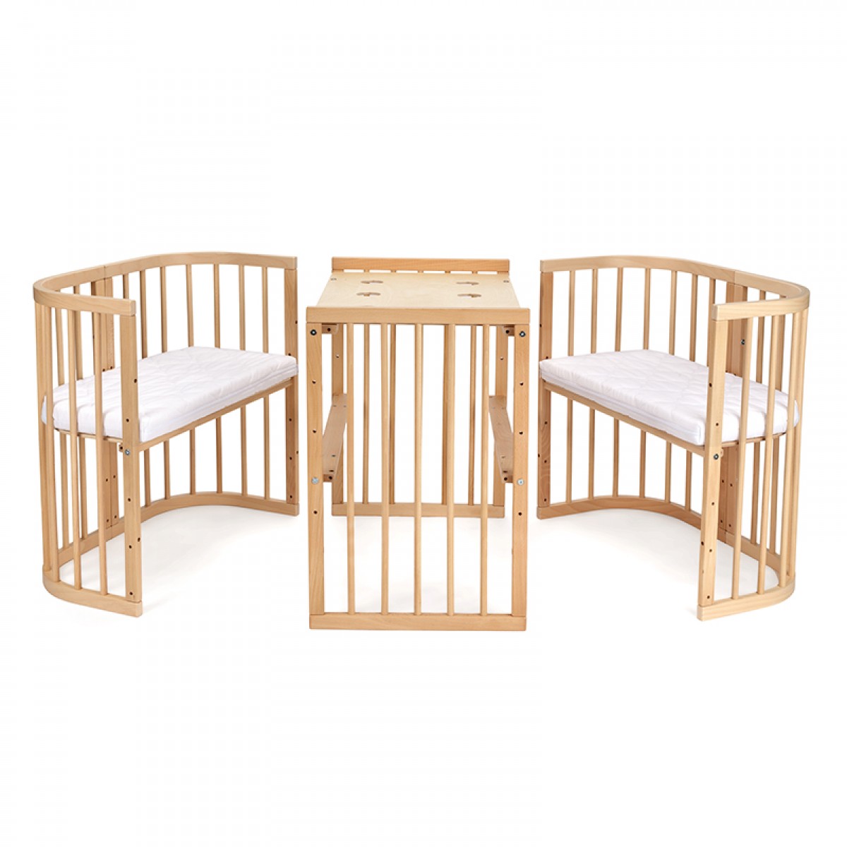 Βρεφικό Κρεβάτι Waldin 7in1 81x128cm Natural