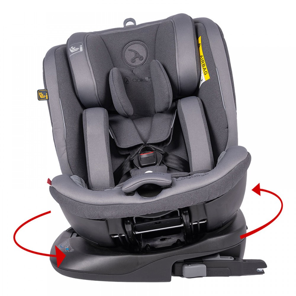 Κάθισμα Αυτοκινήτου Coletto Logos 360º i-SIZE 40-150cm Dark Grey