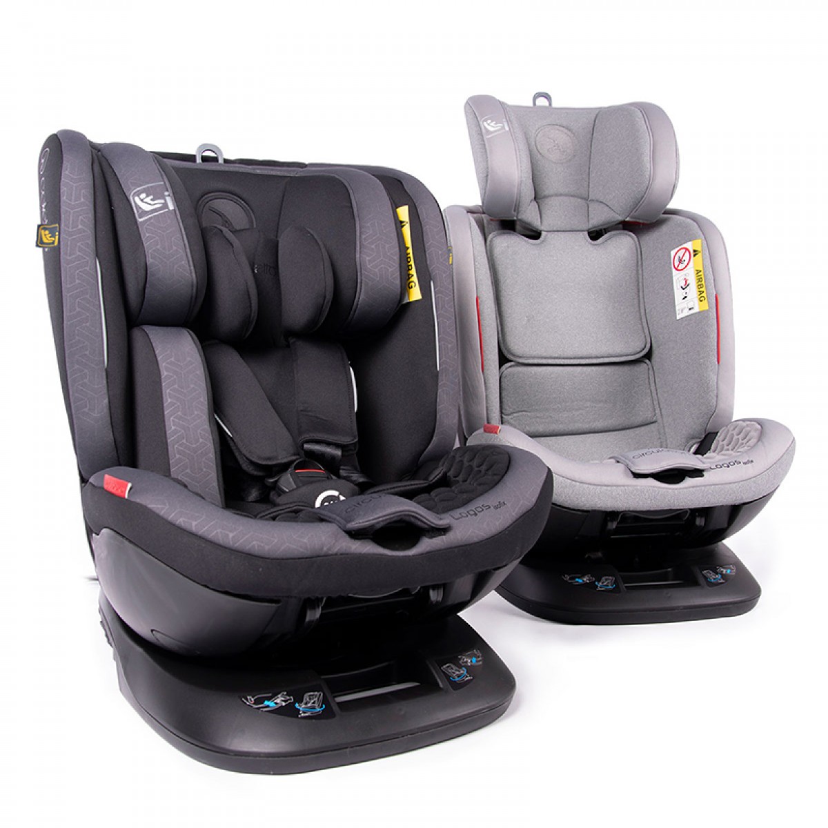 Κάθισμα Αυτοκινήτου Coletto Logos 360º i-SIZE 40-150cm Dark Grey