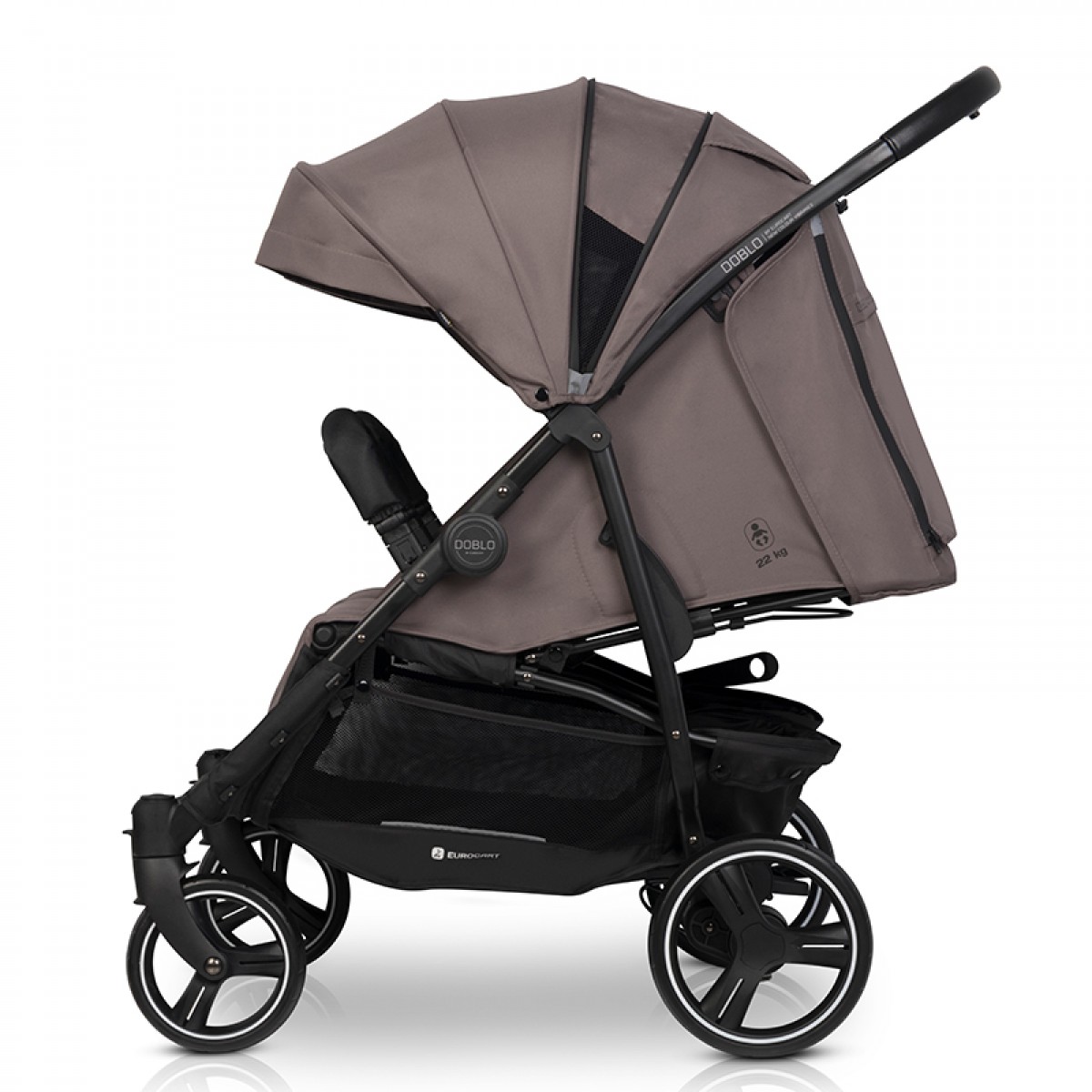 Καρότσι Διδύμων Eurocart Doblo Taupe