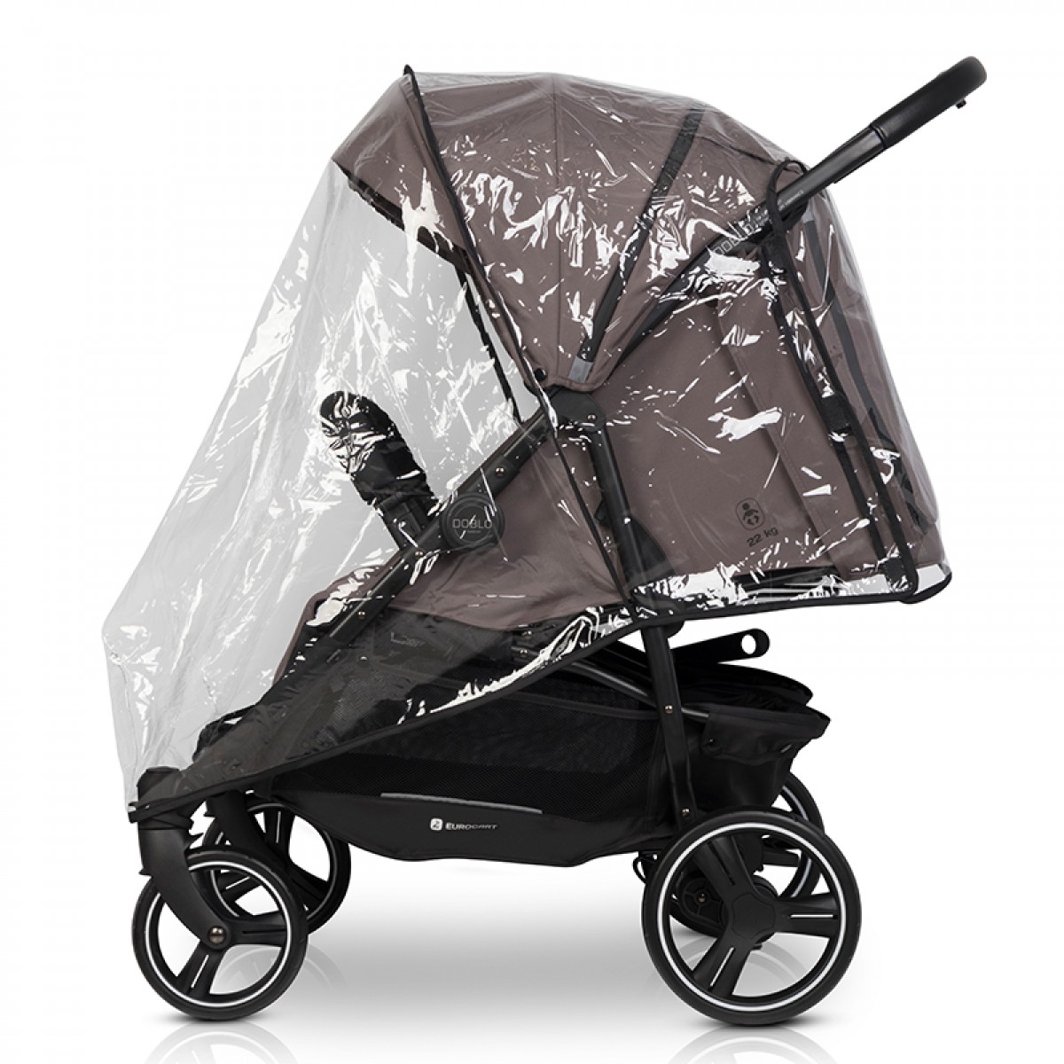 Καρότσι Διδύμων Eurocart Doblo Taupe