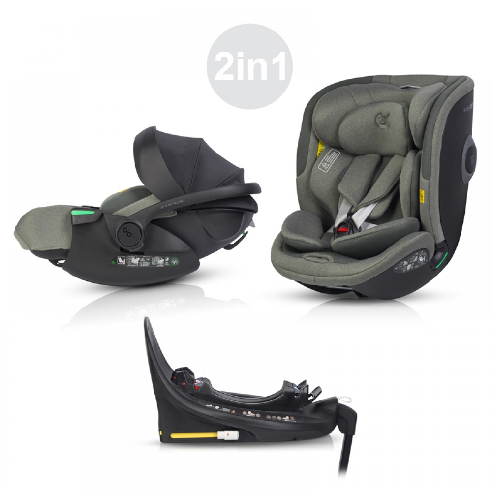 Σετ Καθισμάτων Αυτοκινήτου EasyGo 2in1 Buz Xtd Pro i Buz Pro Body Greener