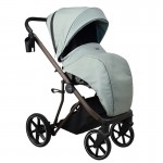 Πολυκαρότσι iBebe Next2 2in1 Eco Leather Mint