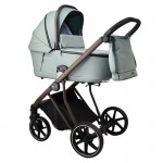 Πολυκαρότσι iBebe Next2 2in1 Eco Leather Mint