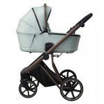 Πολυκαρότσι iBebe Next2 2in1 Eco Leather Mint