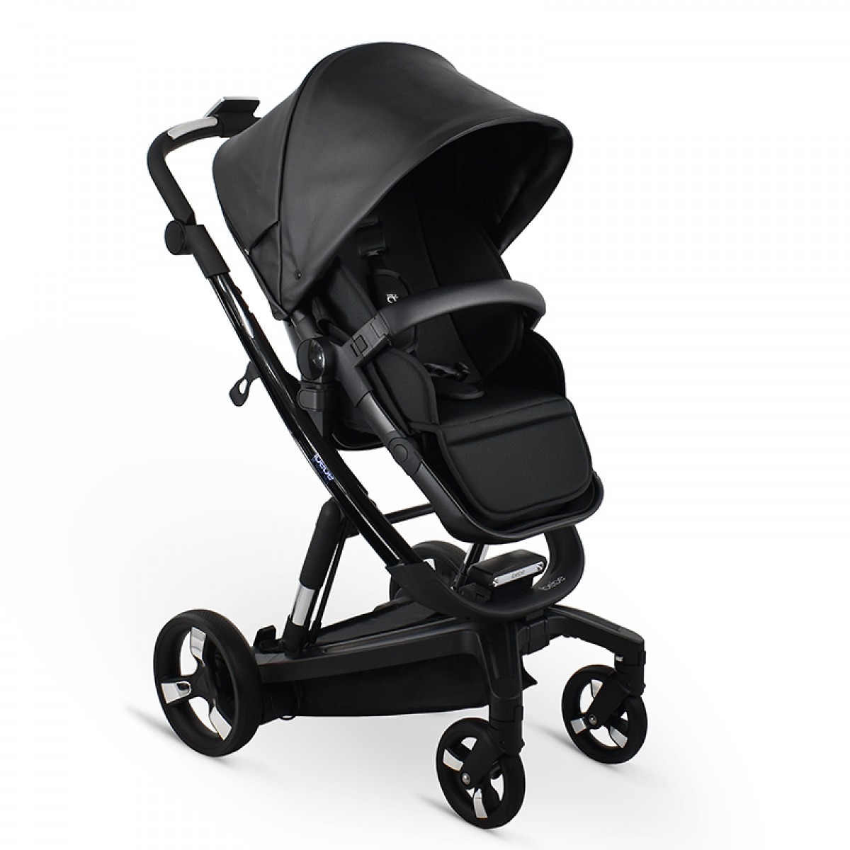 Πολυκαρότσι iBebe iStop&Drive 2in1 Eco Black