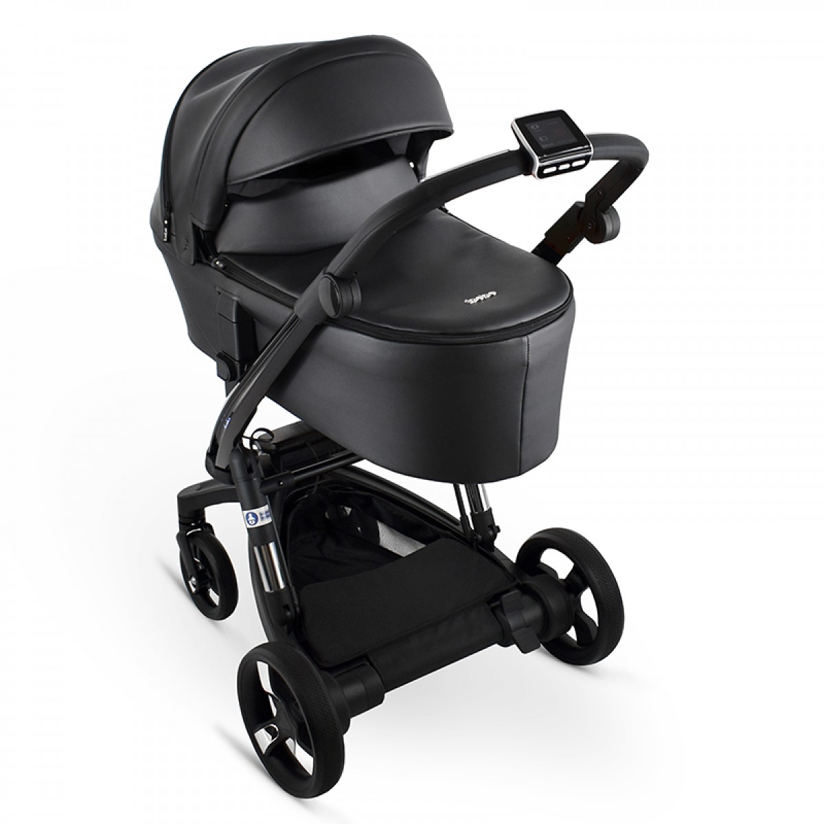 Πολυκαρότσι iBebe iStop&Drive 2in1 Eco Black