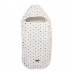 Ποδόσακος Tesoro Muslin Hearts Brown