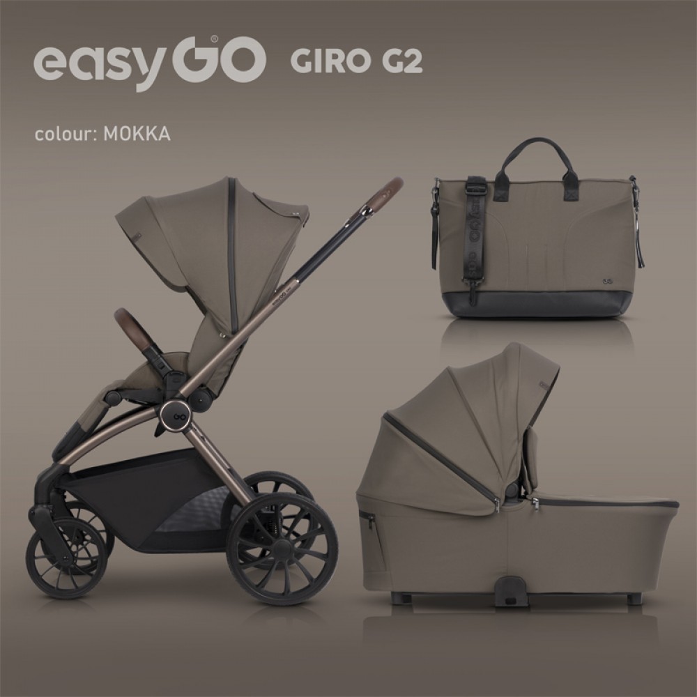 Πολυκαρότσι EasyGo Giro G2 2in1 Mokka