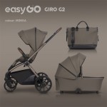 Πολυκαρότσι EasyGo Giro G2 2in1 Mokka