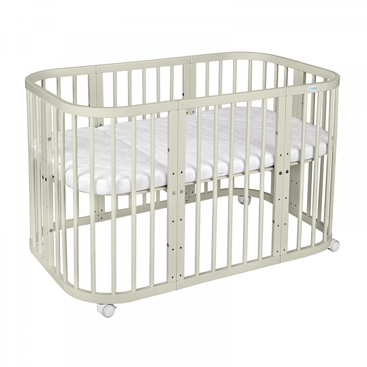 Βρεφικό Κρεβάτι Waldin 7in1 81x128cm Olive