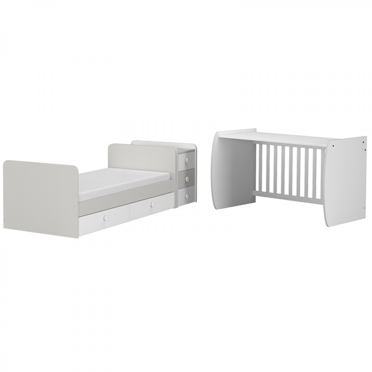 Πολυμορφικό Κρεβάτι Arbor Baby & Junior Cashmere