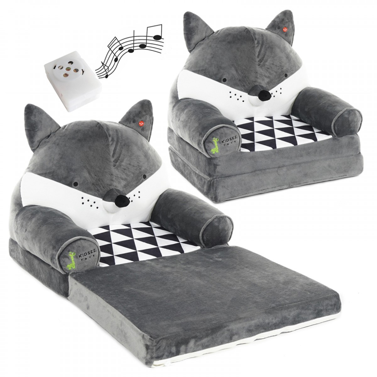 Παιδικό Πολυθρονάκι Kidsee 3in1 Fox